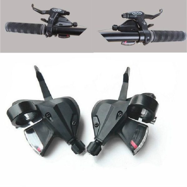 2 PCS / Pair Mountain Bike 8 / 24 Speed Split Dial Transmission Accessories