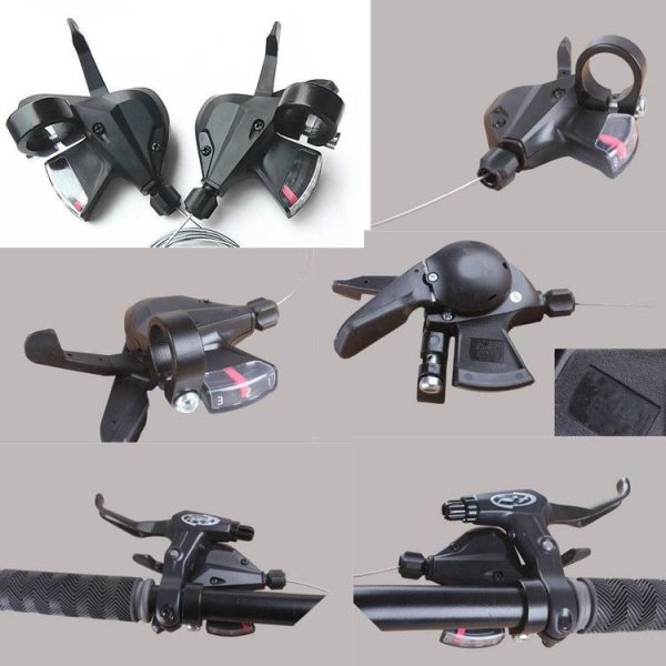 2 PCS / Pair Mountain Bike 8 / 24 Speed Split Dial Transmission Accessories - Image 5