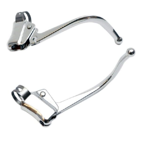 2 PCS / Pair Steel Tube Bend Claw Brake Lever Bicycle Accessories (Color Random Delivery) - Image 2
