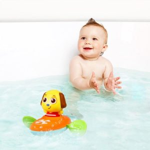 Children Bath Pull Line Bathroom Play Swimming Toys, Style: Puppy