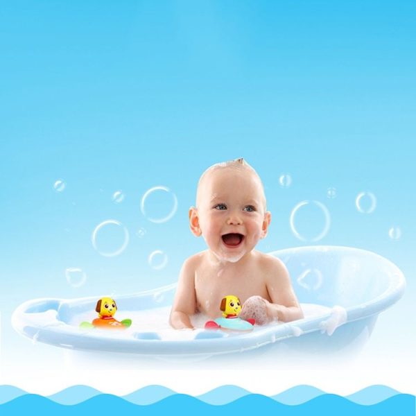 Children Bath Pull Line Bathroom Play Swimming Toys, Style: Little Bear - Image 5