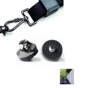 2 PCS 1 / 4 Digital Camera Base Screw Camera Shoulder Strap Security Screw