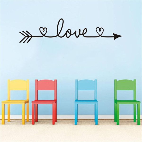 LOVE Pattern DIY Family Home Wall Sticker Removable Decor Wall Stickers - Image 2