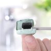 4 PCS Wheat Straw Portable Travel Toothbrush Case Box, Random Delivery - Image 5