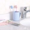4 PCS Wheat Straw Portable Travel Toothbrush Case Box, Random Delivery - Image 6