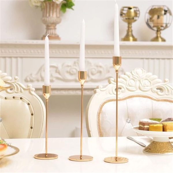 Creative Single Head Candlestick Candle Holder Wedding Table Decoration, Size: L - Image 5
