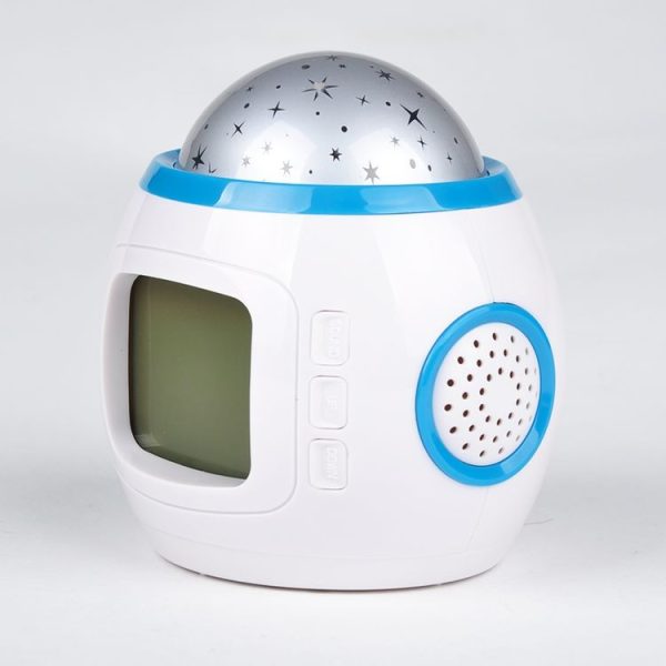 Simple Student Music Calendar Alarm Clock Creative Colorful Decompression Electronic Clock Star Projection Clock - Image 2
