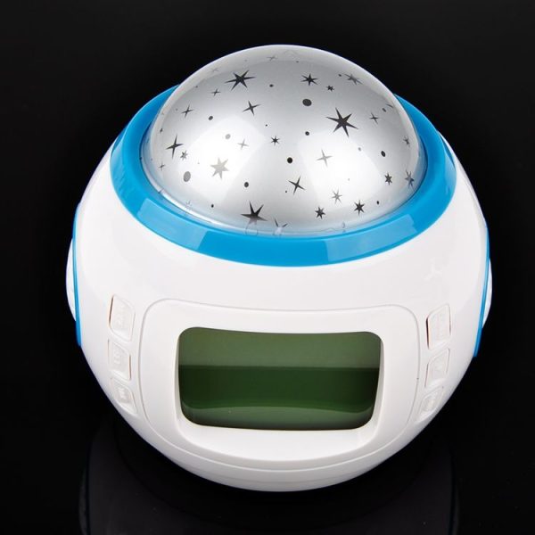 Simple Student Music Calendar Alarm Clock Creative Colorful Decompression Electronic Clock Star Projection Clock - Image 6