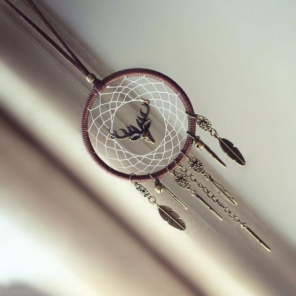 Handmade Dream Catcher Woven Wall Hanging Decoration - Image 4