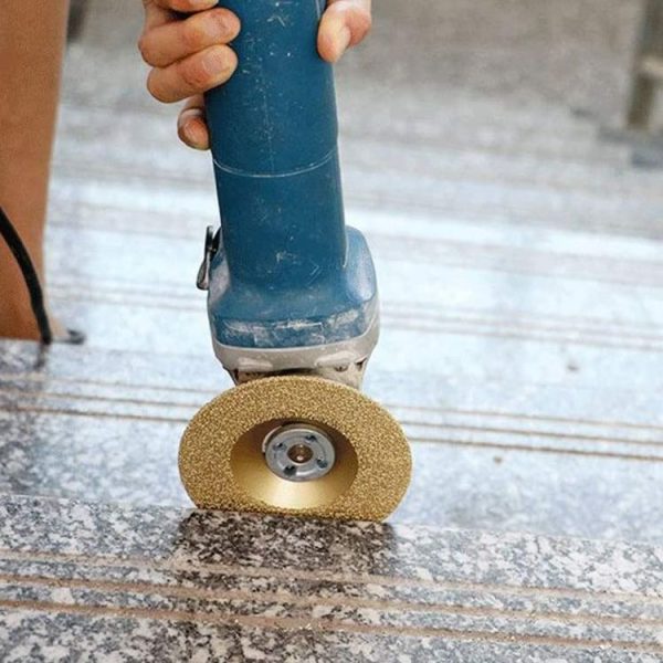 100mm Electroplated Diamond Grinding Slice Glass Grinding Disc 4 Inch Diamond Cutting Piece Alloy Sand Circular Saw Blade (Picture Three) - Image 6