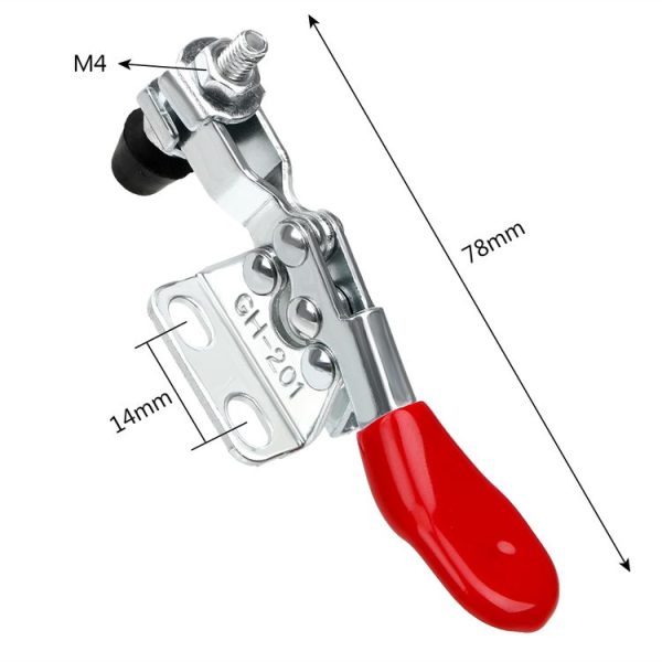 5 PCS GH201A Quick Fixture Horizontal Tooling Clamp - Image 3