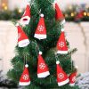 2 Bags Merry Christmas Knife Fork Tableware Holder Snowflakes Christmas Hat Christmas Decorations (Red) - Image 9