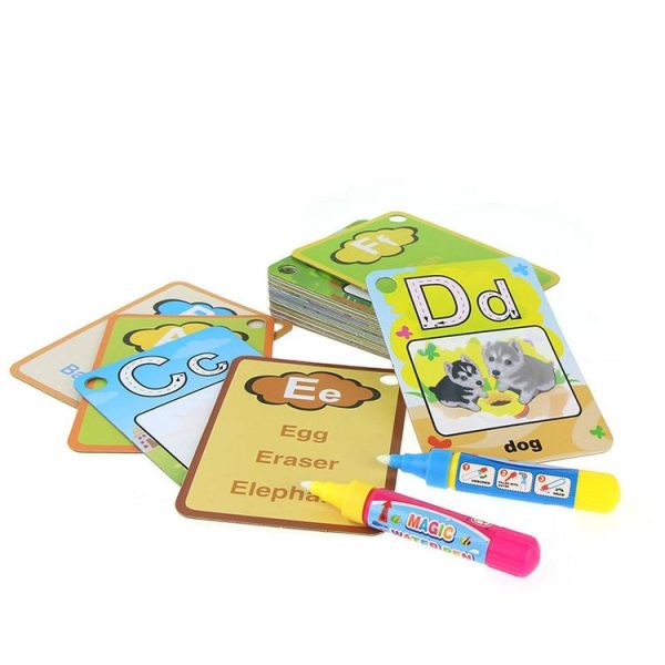 Early Childhood Education Learning Water Drawing Card Doodle Educational Toys (Alphabet) - Image 4