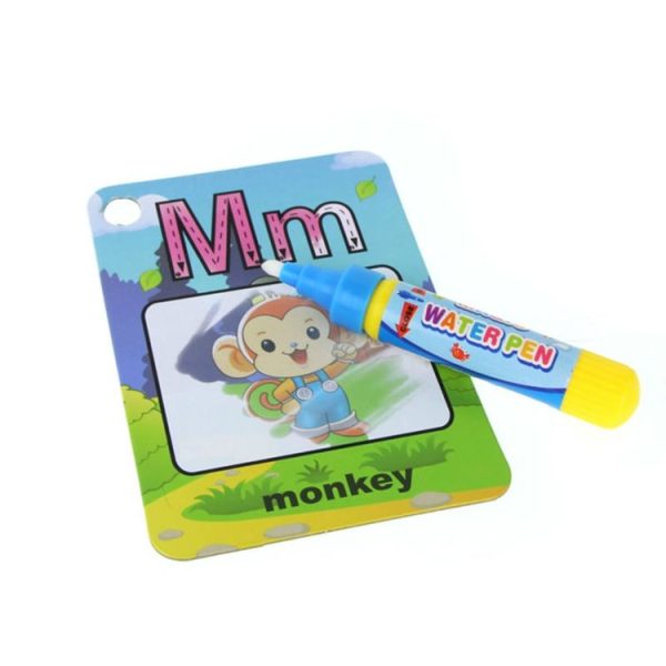 Early Childhood Education Learning Water Drawing Card Doodle Educational Toys (Alphabet) - Image 5