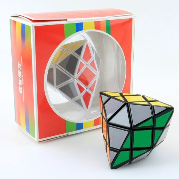 4-Corner-Only Magic Cube Rice Dumplings Twisty Puzzle Cube Pyramid Speed Puzzle Cubo Magico Children Learning Educational Toy (Black) - Image 6