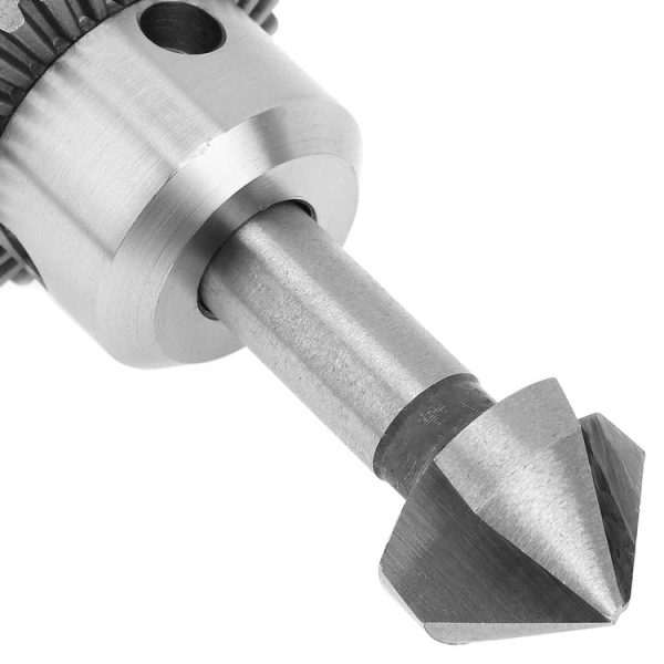 6 In 1 90 Degree Three-edge Chamfering Knife Woodworking Milling Cutter Chamfering Machine Hole Opener, Package: Plastic Bag (White Diamond) - Image 4