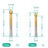 6 In 1 90 Degree Three-edge Chamfering Knife Woodworking Milling Cutter Chamfering Machine Hole Opener, Package: Plastic Bag (White Diamond) - Image 7