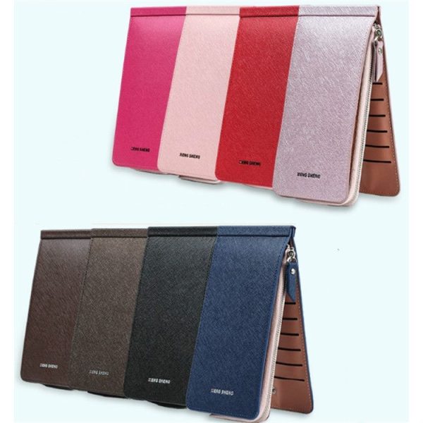 Ultra-thin Wallet Multi-card Position Multi-function Card Package Wallet (Coffee) - Image 3