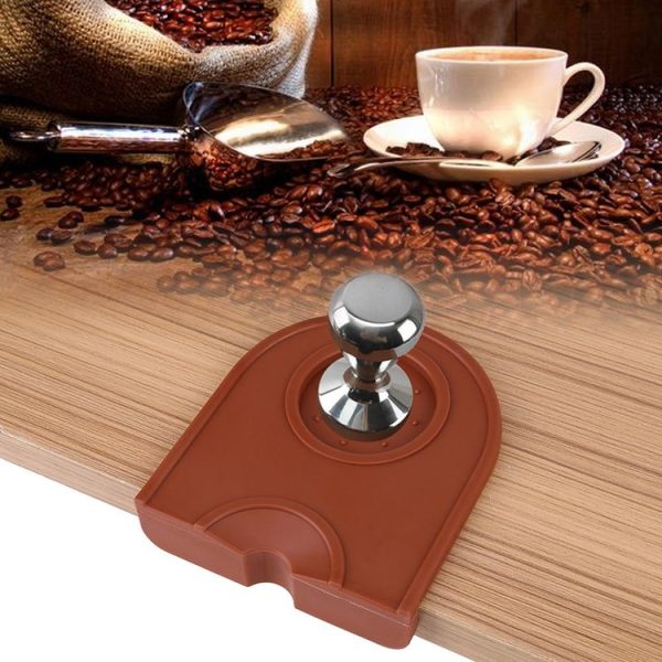 Pressure Pad Non-slip Filling Corner Coffee Pad, Size: Small 12.5x14cm (Brown) - Image 4