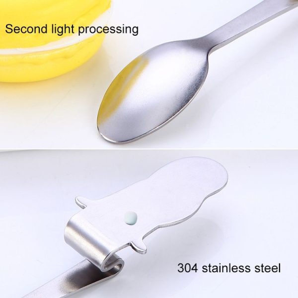 Creative Coffee Spoon Mermaid Shape Handle Spoons Flatware Drinking Tools, Color: Gold - Image 3