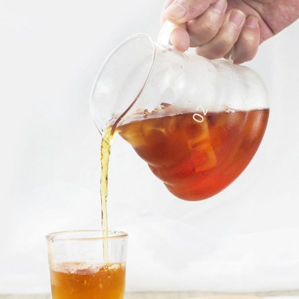 Heat-resistant Hand-made Coffee Glass Pot Cloud Coffee Sharing Pot, Specification: 600ml Glass Pot - Image 5