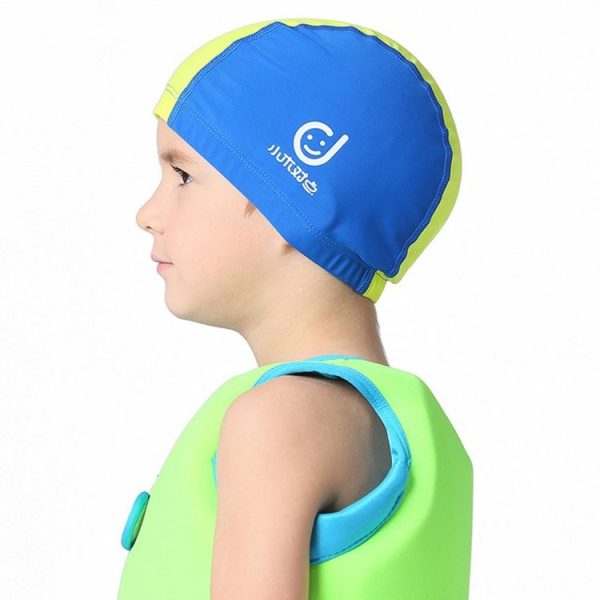 1101 Middle Age Children Deepen Summer Sun Protection Swimming Caps (Pink) - Image 5