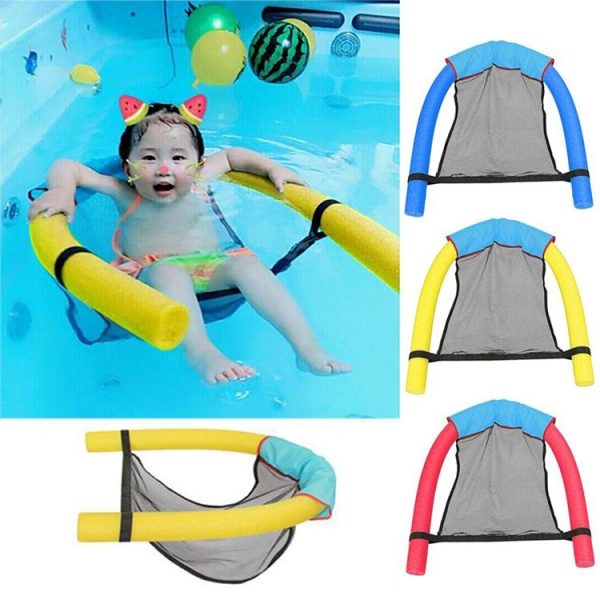 Pool Floating Chair Swimming Pools Seats Floating Bed Chair Noodle Chairs (S Yellow) - Image 5