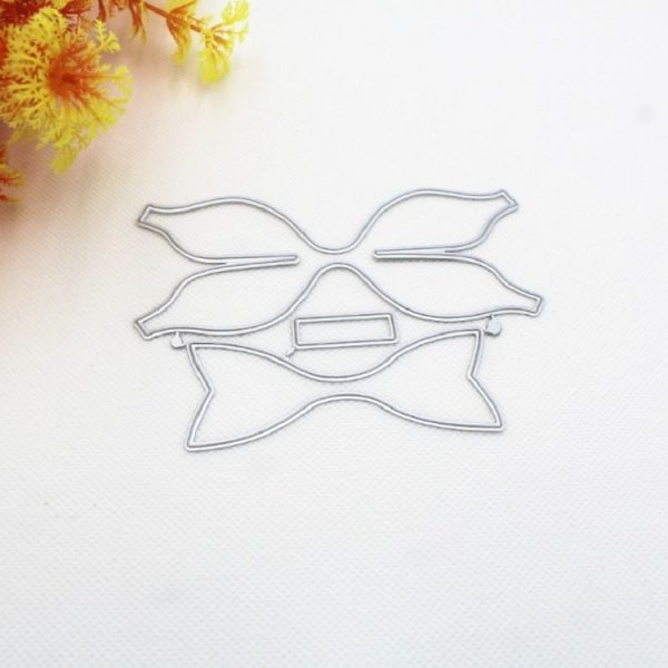 3D Bow Scrapbook Envelope Paper Mold Metal Embossing Cutting Knife Mold - Image 2