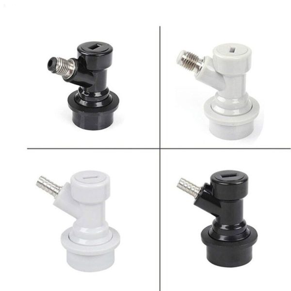 Home Beer Keg Connector Distributor Keg Disconnect Ball Lock (Black Pagoda) - Image 5