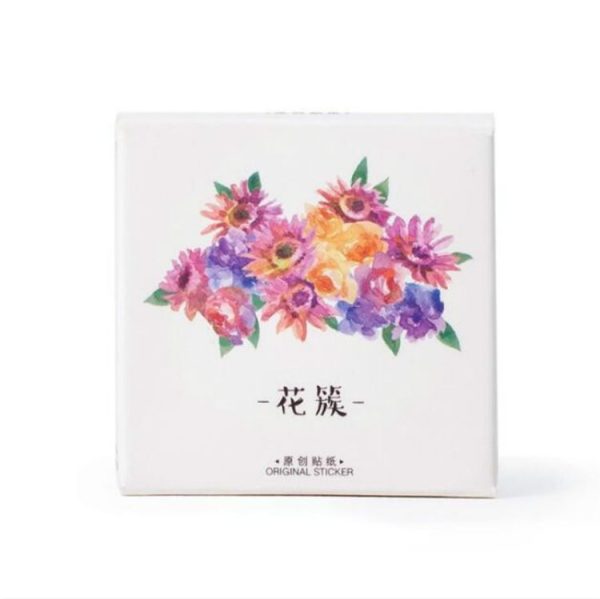 2 PCS Flower Cluster Sticker DIY Decoration - Image 2