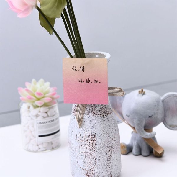 8 PCS Rainbow Gradient Memo Pad Paper Sticky Notes Notepad Stationery Study plan - Image 8
