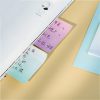 8 PCS Rainbow Gradient Memo Pad Paper Sticky Notes Notepad Stationery Foreign language practice - Image 6