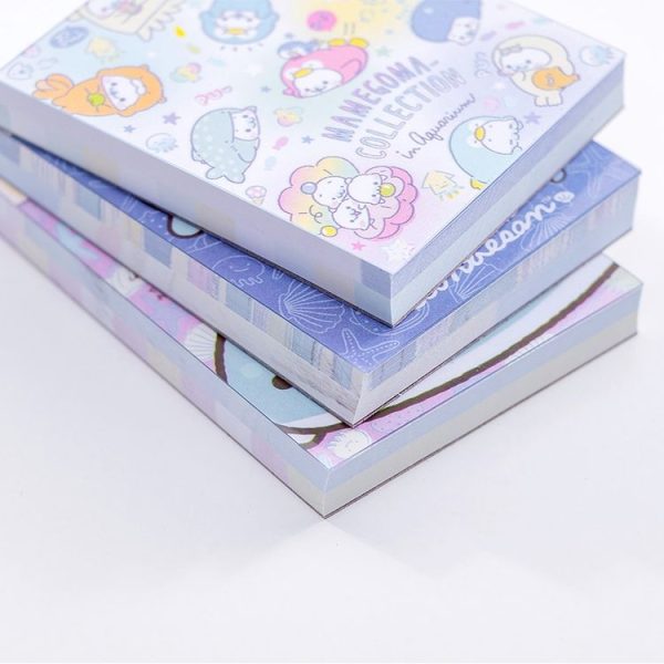 4 PCS Cute Cartoon Ocean Whale Memo Pad N Times Sticky Notes Memo Notepad Bookmark Gift Stationery, Random Style Delivery - Image 5