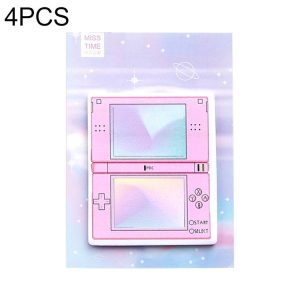 4 PCS Steam Wave Series Stickers Creative Fresh Message Notes N Times Posted Notes (Star River)