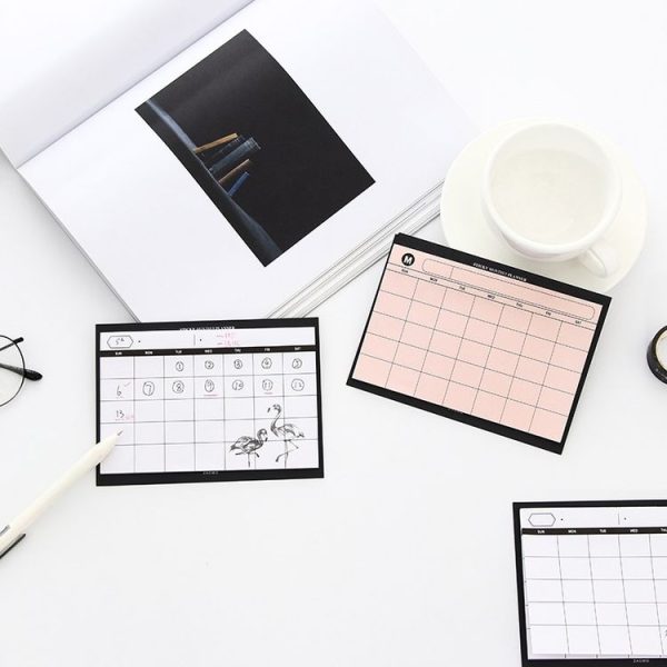 30 Sheets Weekly Planner Sticky Notes Cute Stationery Office Paper Memo Pad (Orange) - Image 6