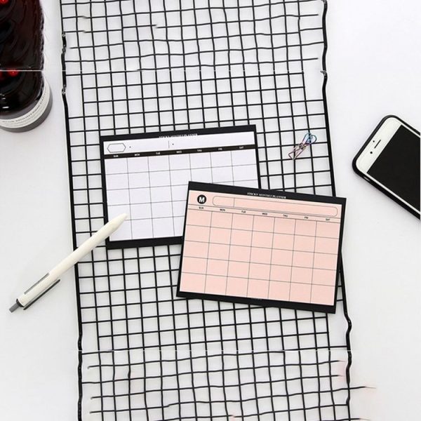 30 Sheets Weekly Planner Sticky Notes Cute Stationery Office Paper Memo Pad (Orange) - Image 7