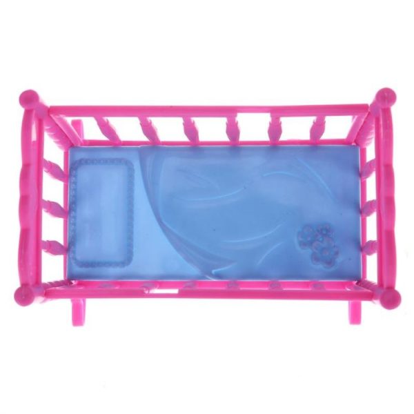 5 PCS Mini Doll House Furniture Cradle Children Educational Toys, Random Color Delivery - Image 4