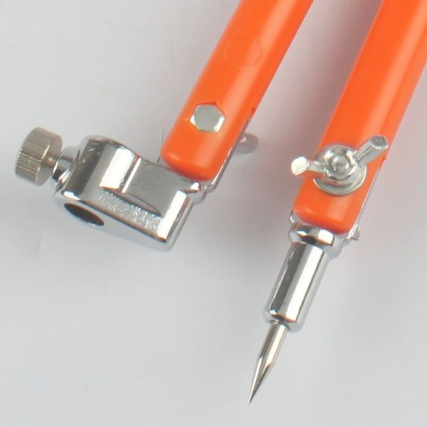 Metal Multifunctional Stainless Steel Drawing Circle Wodworking Compass, Size: S - Image 3