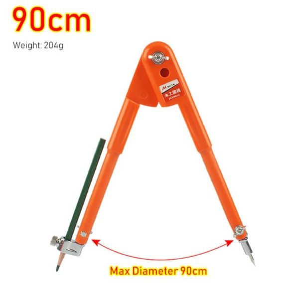 Metal Multifunctional Stainless Steel Drawing Circle Wodworking Compass, Size: S - Image 6