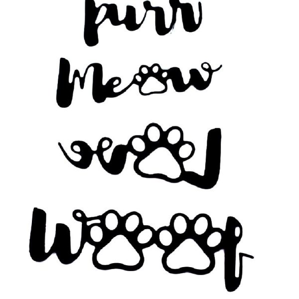 2 Sets Animal Footprints Cat Claw Knife Die Cutting Book Album Greeting Card Embossing Mold - Image 4