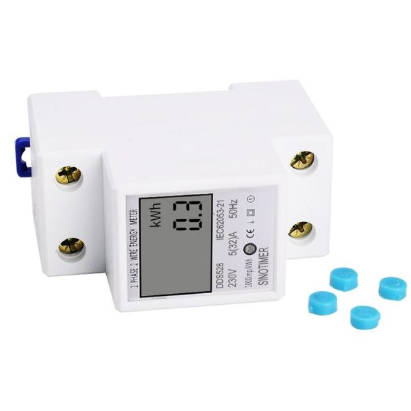 DDS528 5-32A 230V 50Hz Single-phase Household DIN Rail Electronic Multi-function Energy Meter - Image 4
