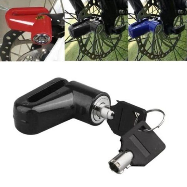 Heavy Duty Motorcycle Moped Scooter Disk Brake Rotor Anti-theft Security Lock (Red) - Image 4
