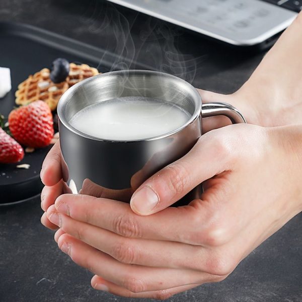 Double Wall Stainless Steel Coffee Mug Portable Termo Cup Travel Tumbler Coffee Jug Milk Tea Beer Cups Double Office Water Mugs (400ML) - Image 8