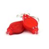 2 PCS Mini Pocket Keychain Flashlight Micro LED Squeeze Light Outdoor Camping Ultra Bright Emergency Key Ring Light Torch Lamp (Pink) - Image 2