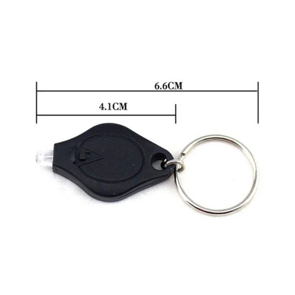 2 PCS Mini Pocket Keychain Flashlight Micro LED Squeeze Light Outdoor Camping Ultra Bright Emergency Key Ring Light Torch Lamp (Pink) - Image 3