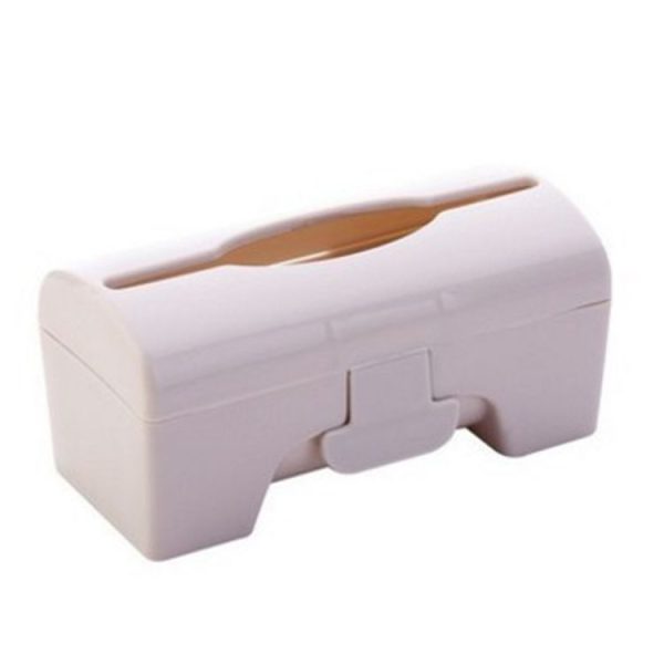 2 PCS Multi Purpose Wall Wounted Kitchen Garbage Bag Storage Box (Beige) - Image 2