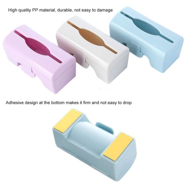 2 PCS Multi Purpose Wall Wounted Kitchen Garbage Bag Storage Box (Beige) - Image 3