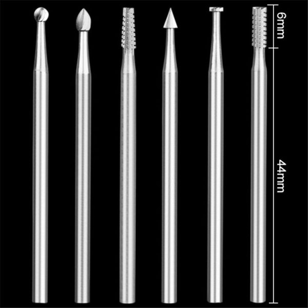 2.35mm Handle Tungsten Steel Engraving Cutter Electric Hollow New Threading Machine Olive Core Carving Cutter, Size: 1.5mm - Image 5
