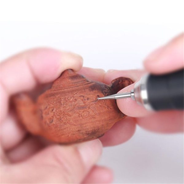 2.35mm Handle Tungsten Steel Engraving Cutter Electric Hollow New Threading Machine Olive Core Carving Cutter, Size: 1.5mm - Image 6
