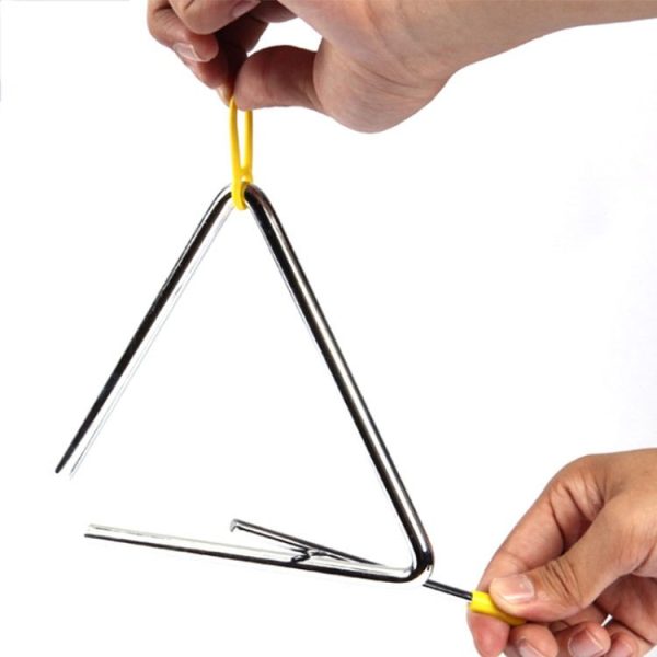 5 inch Percussion Triangle Iron Children Educational Music Toy - Image 5